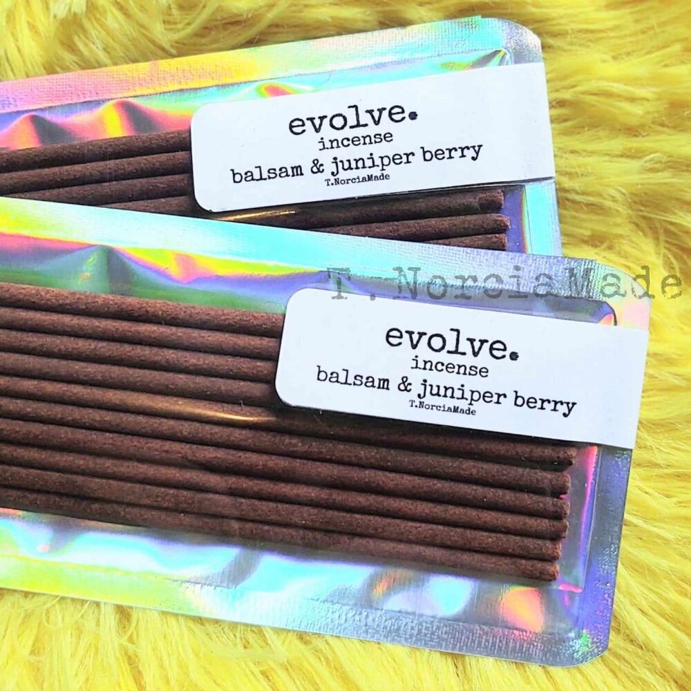 Evolve Incense Sticks: Balsam & Juniper Berry